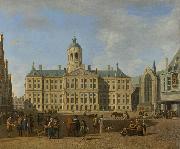 BERCKHEYDE, Gerrit Adriaensz. The town hall on the Dam, Amsterdam oil painting reproduction
